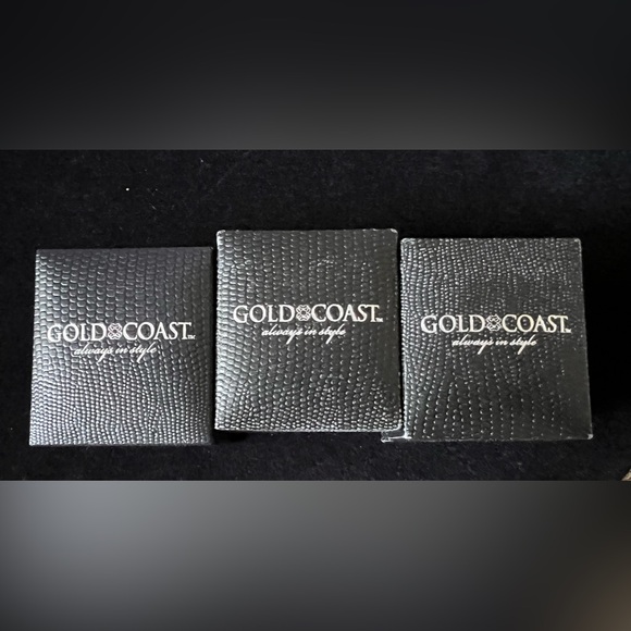 Gold Coast Platinum Plated Emulator Diamond & Emerald Necklace & Earring Set - Picture 8 of 8